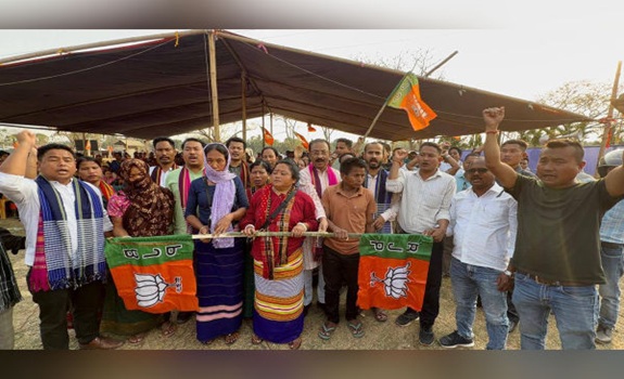 90 Join BJP in Takarjala Amid Disruption Claim